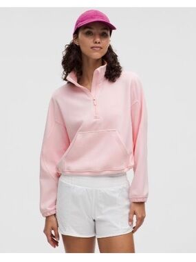 lululemon athletica Pink Half-Zip Pullover Sweater